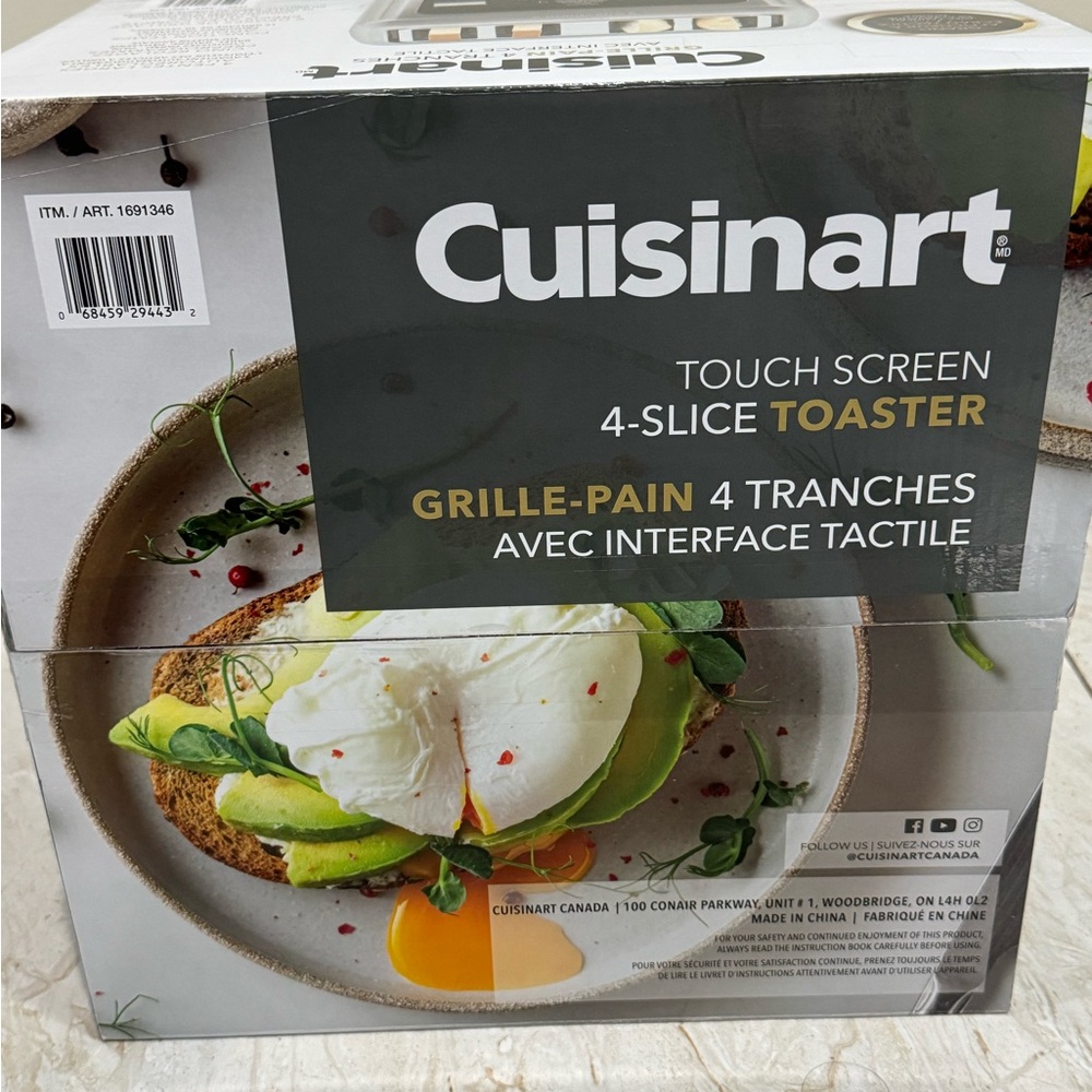 Cuisinart touch screen toaster